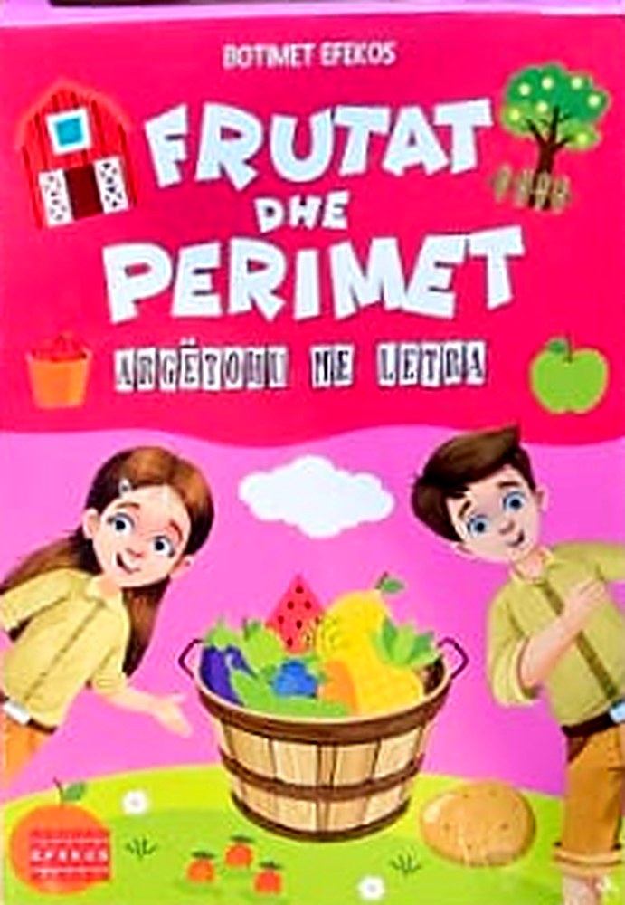 Titulli origjinal: Frutat dhe perimet – Ushtrime me letra